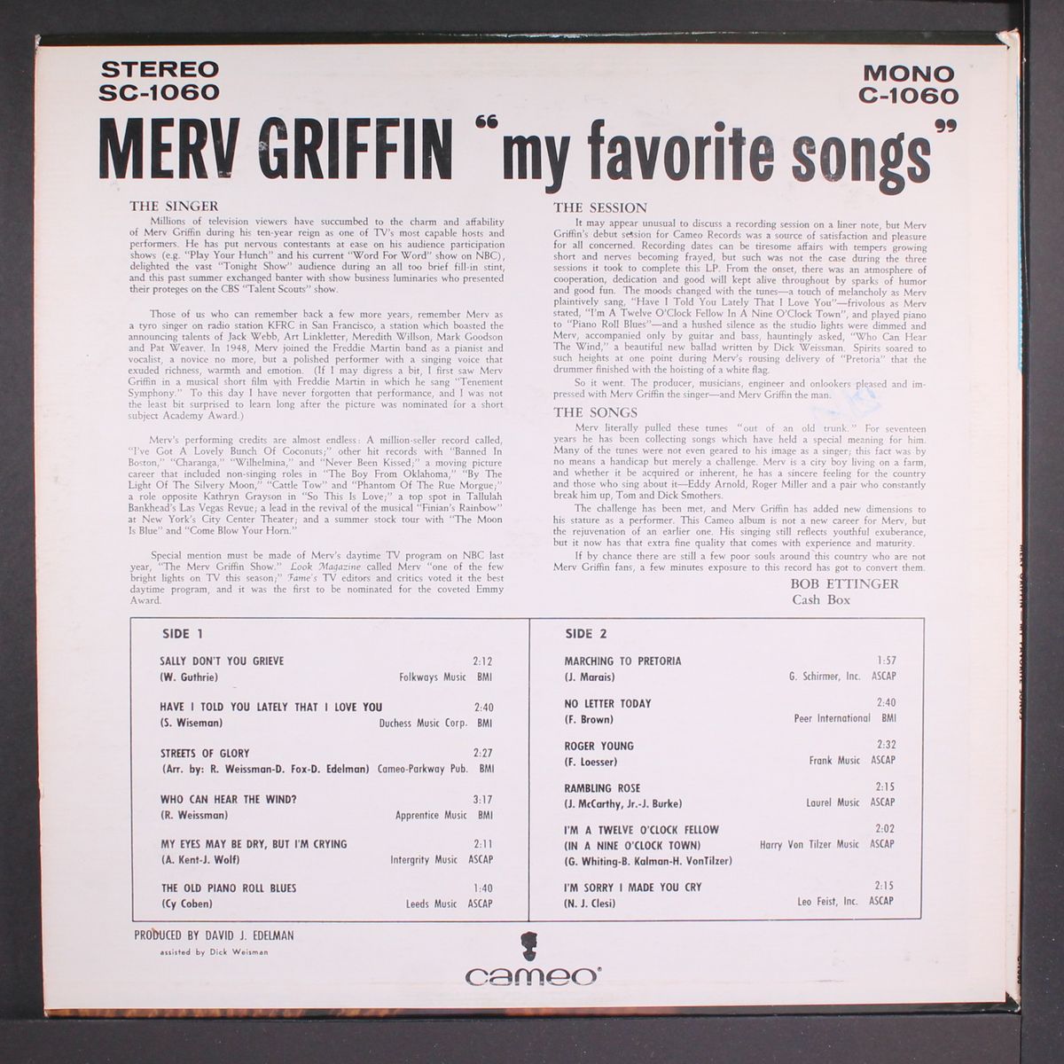 my favorite songs by MERV GRIFFIN