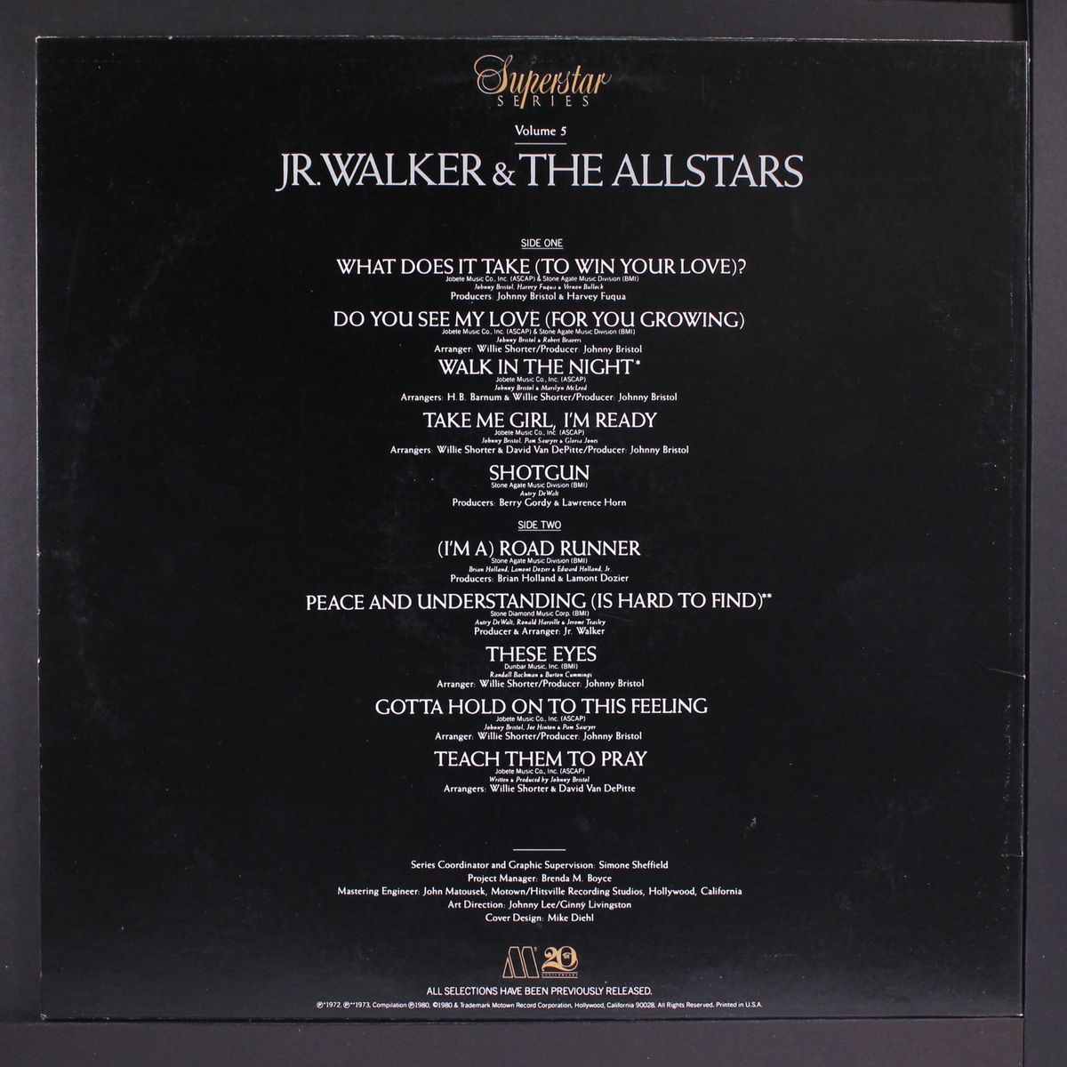motown superstar series, vol. 5 by JR. WALKER