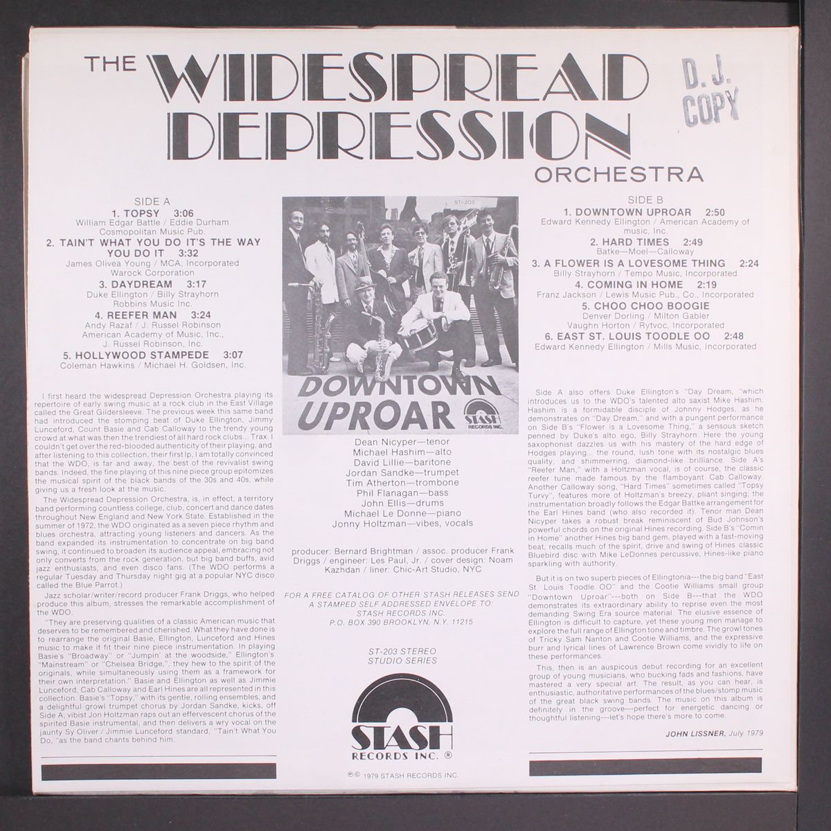 downtown uproar by WIDESPREAD DEPRESSION ORCHESTRA
