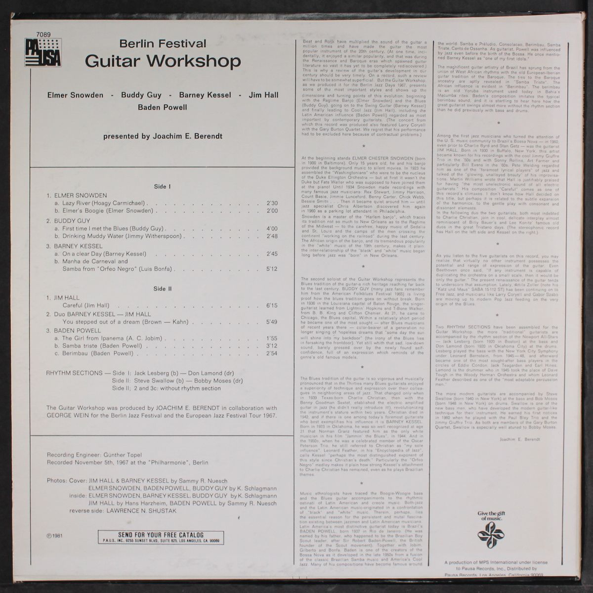 berlin festival by GUITAR WORKSHOP
