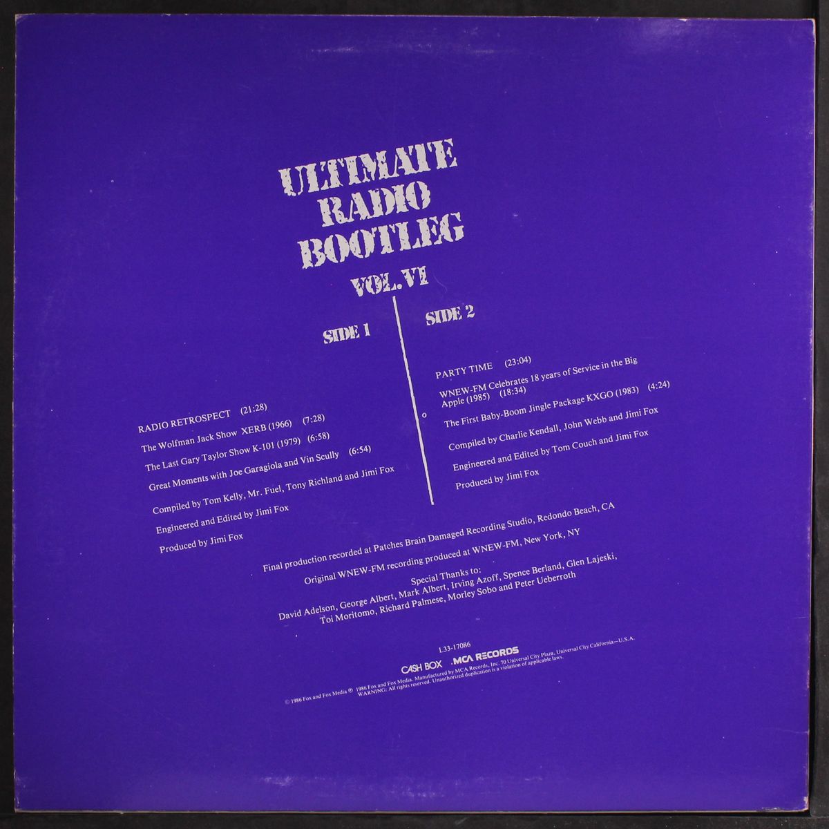 ultimate radio bootleg volume vi by VARIOUS