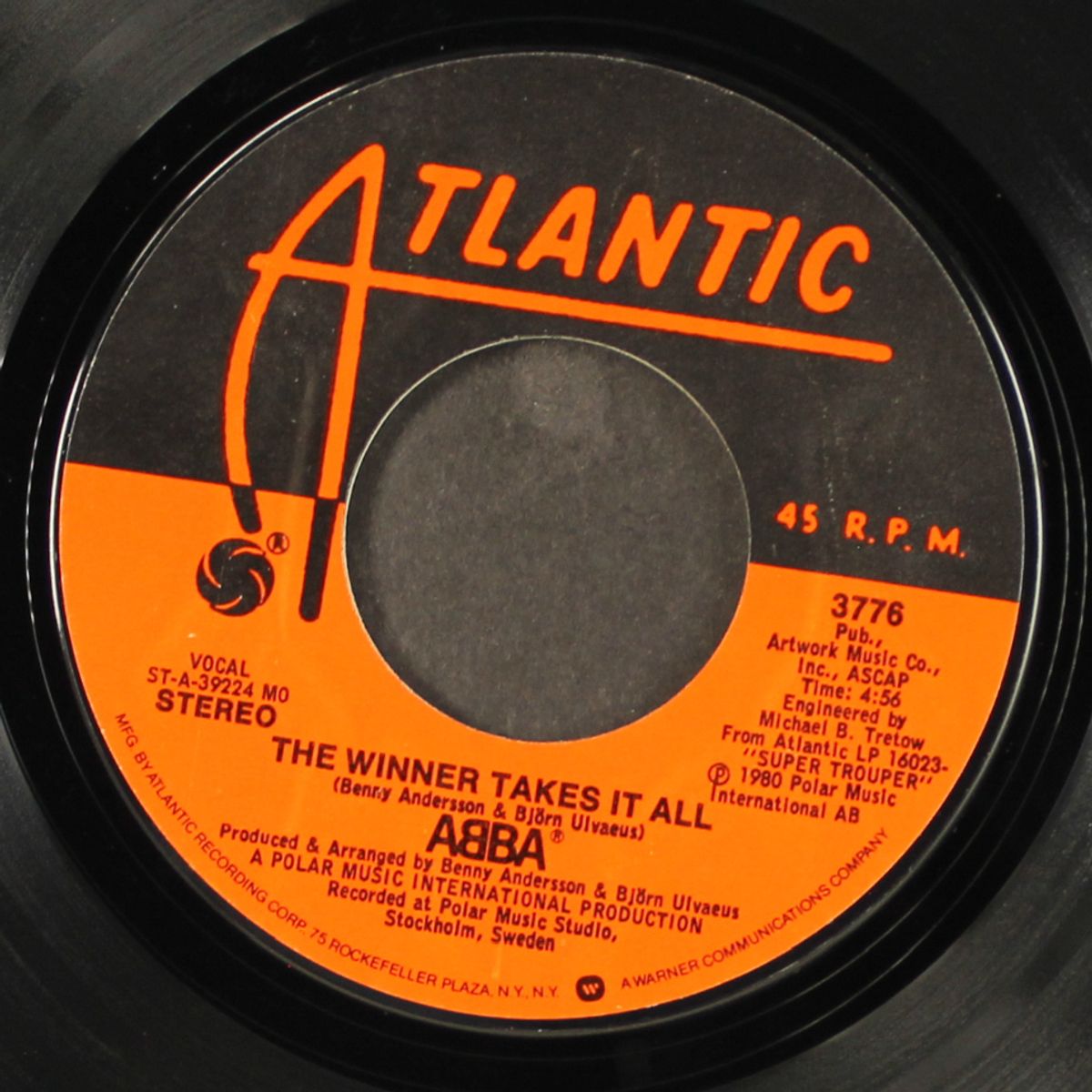 the winner takes it all / elaine by ABBA