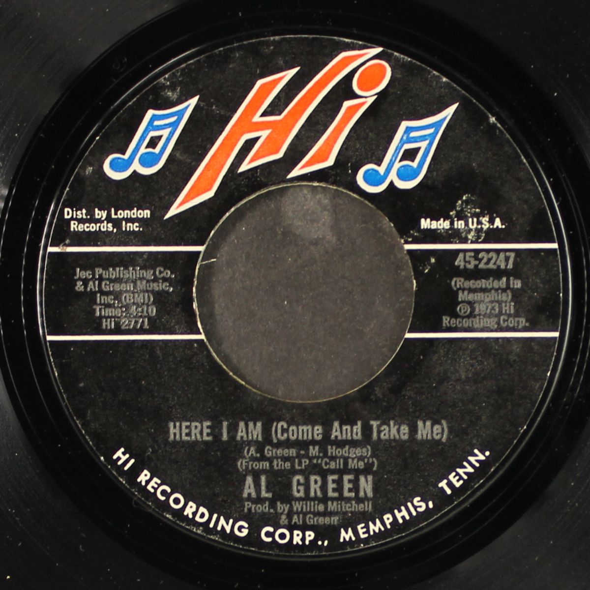 i'm glad you're mine / here i am by AL GREEN