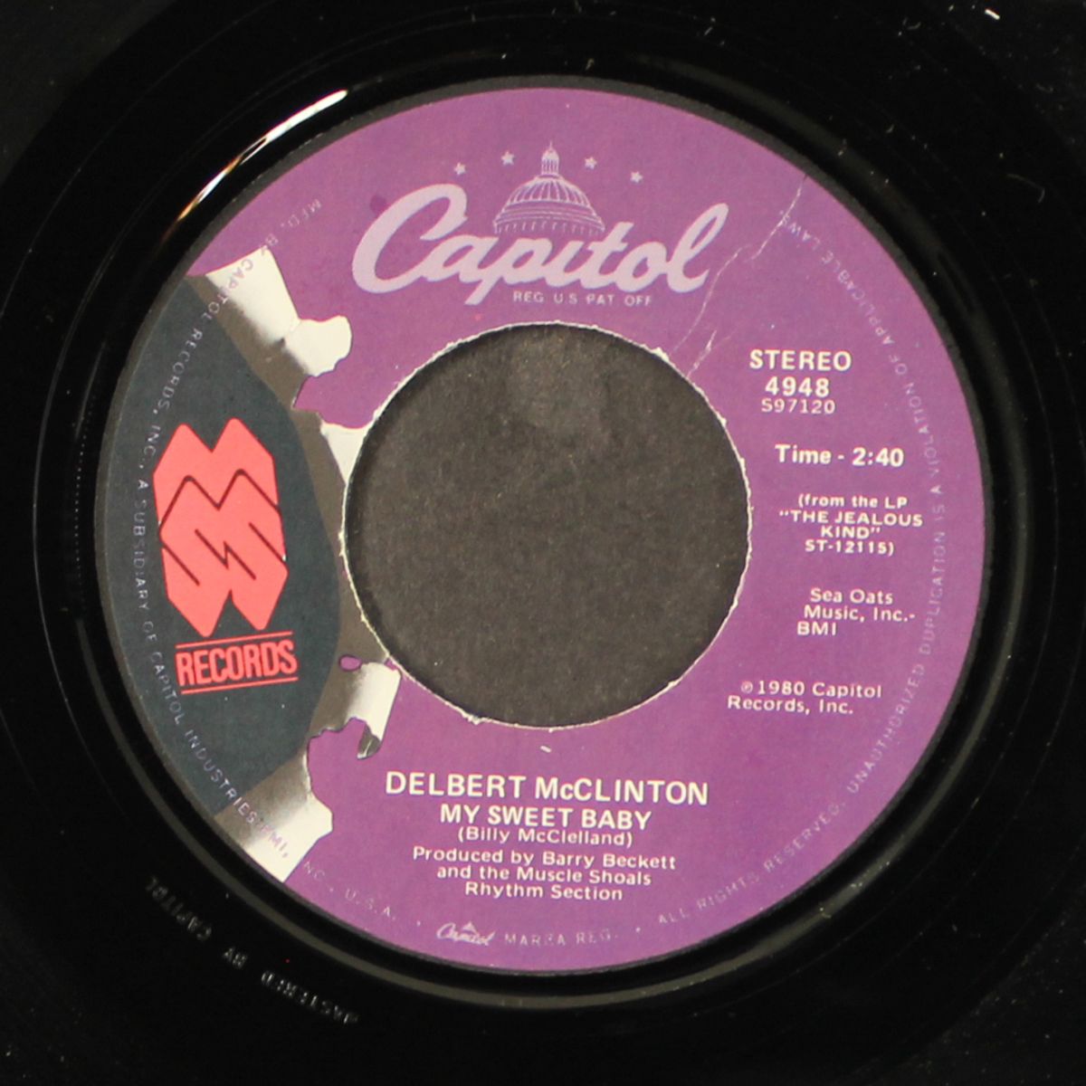 giving it up for your love / my sweet baby by DELBERT MCCLINTON