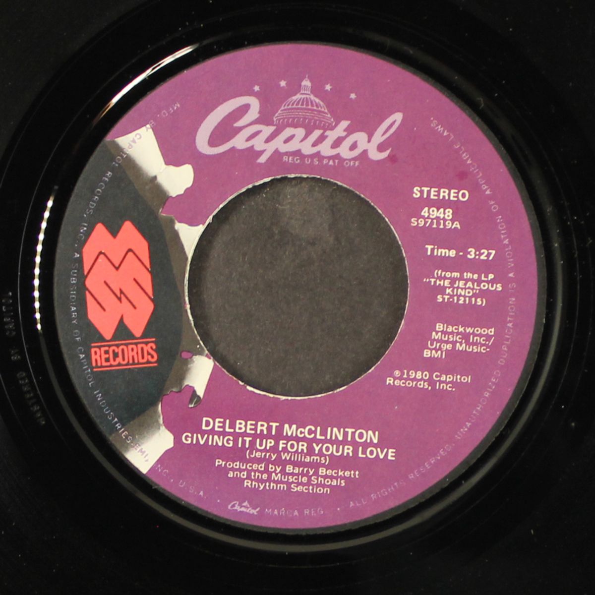 giving it up for your love / my sweet baby by DELBERT MCCLINTON