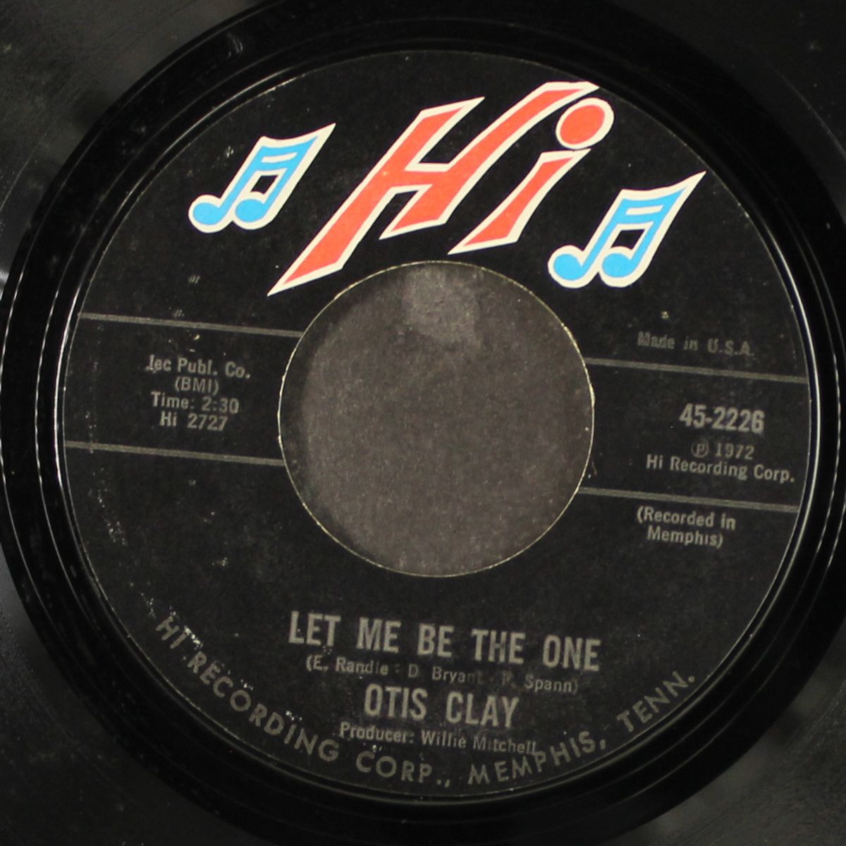 trying to live my life without you / let me be the one by OTIS CLAY