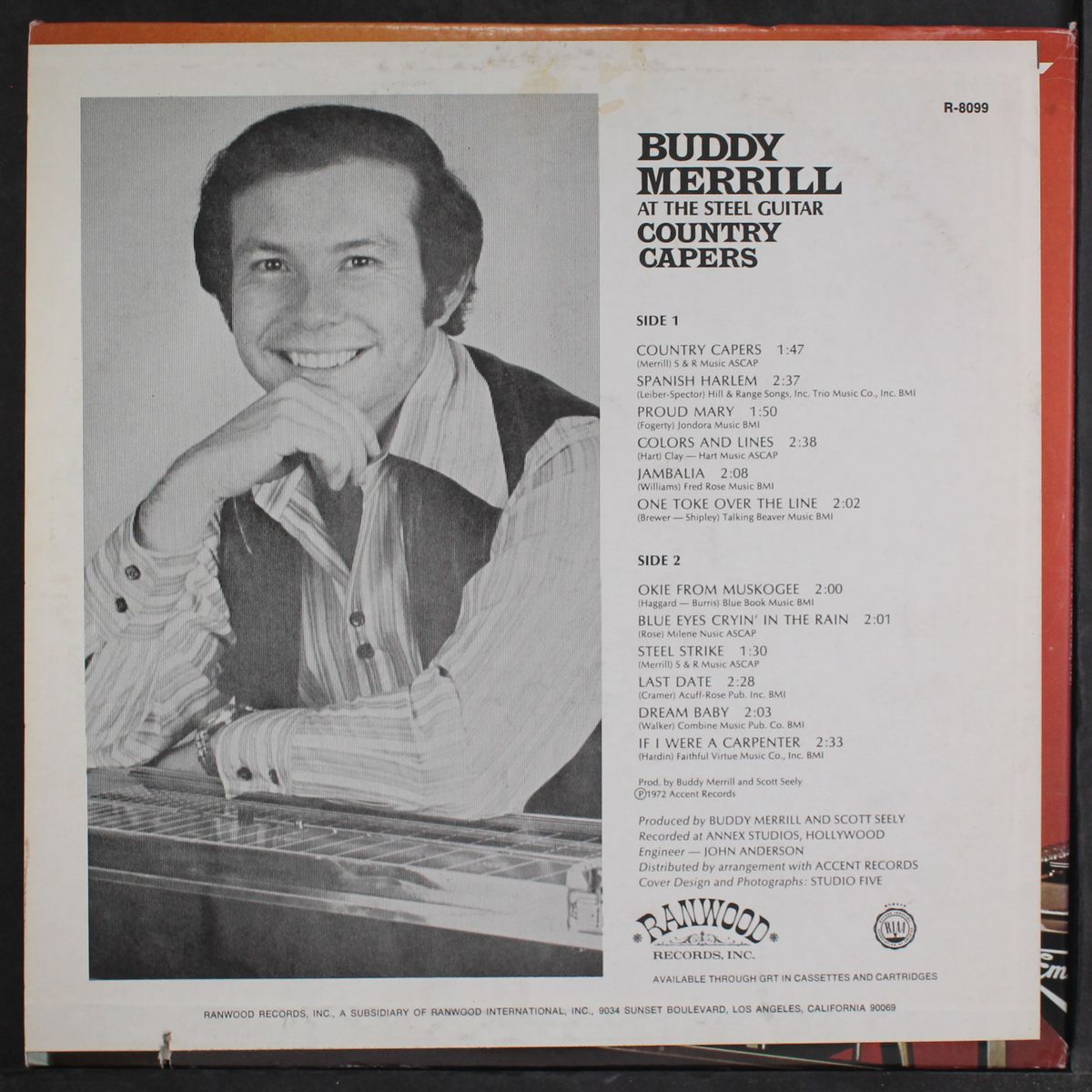country capers by BUDDY MERRILL