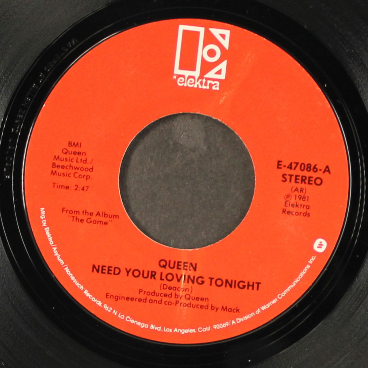 need your loving tonight / rock it (prime jive) by QUEEN