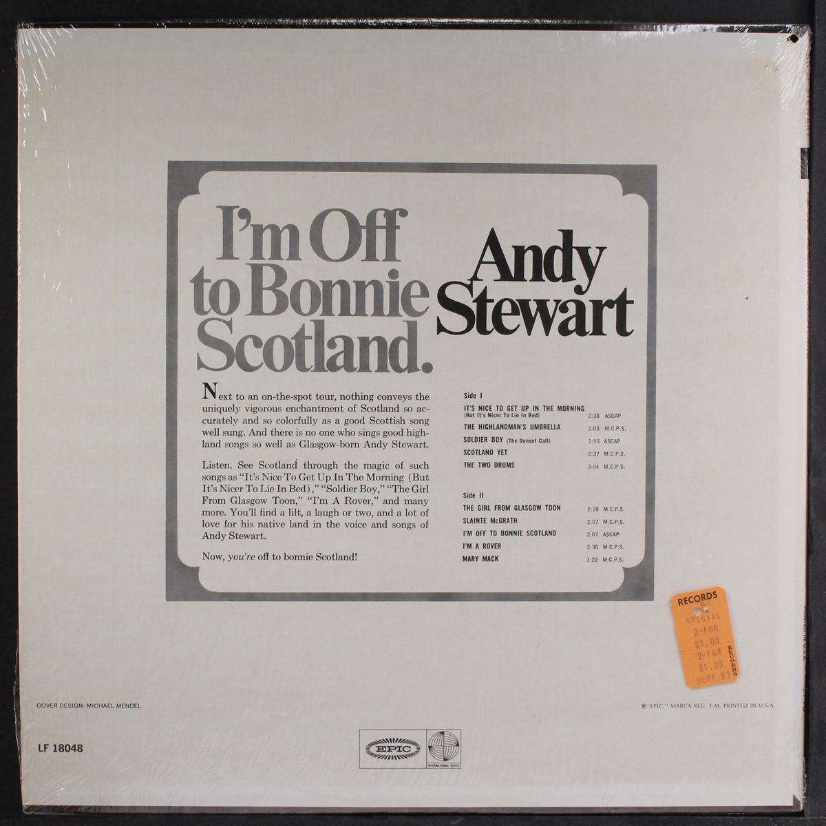 i'm off to bonnie scotland by ANDY STEWART