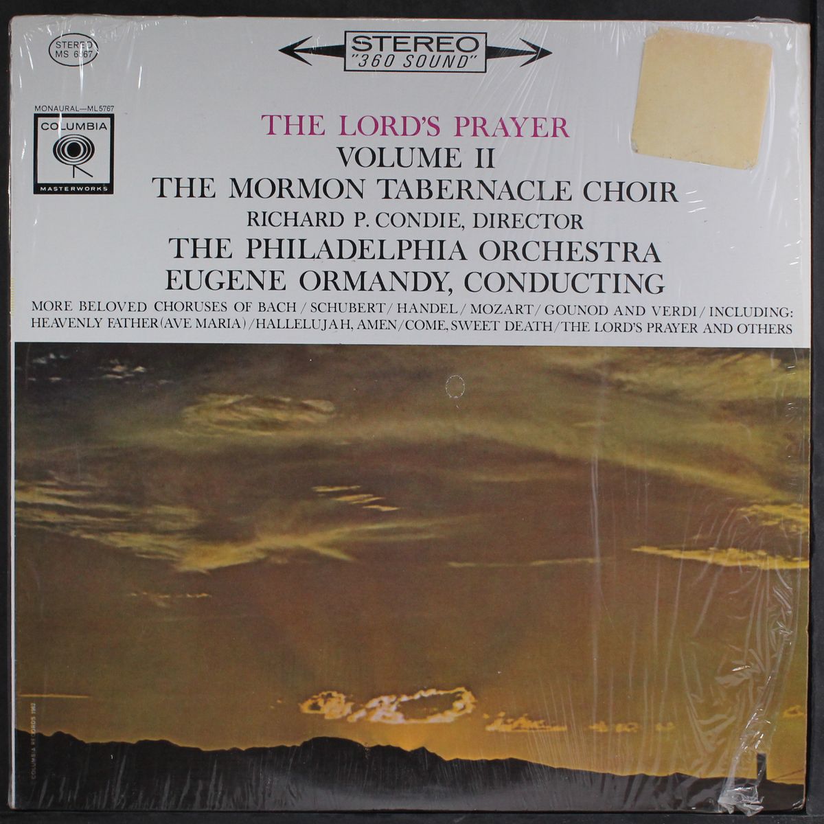 the lord's prayer, vol. 2 by MORMON TABERNACLE CHOIR