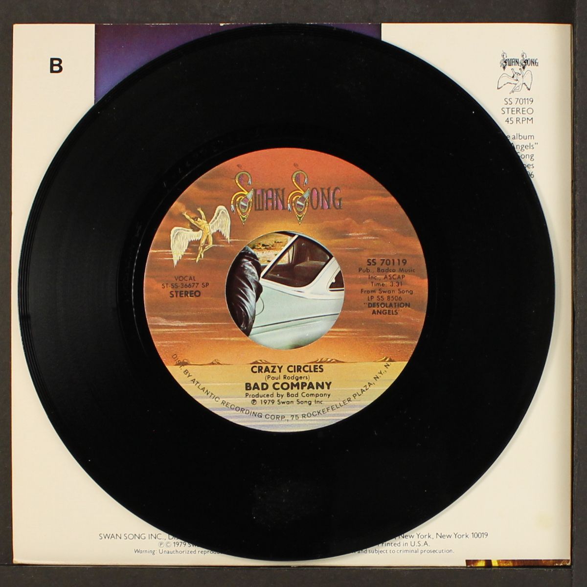 rock 'n' roll fantasy / crazy circles by BAD COMPANY