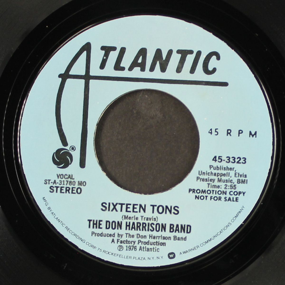 sixteen tons by DON HARRISON BAND