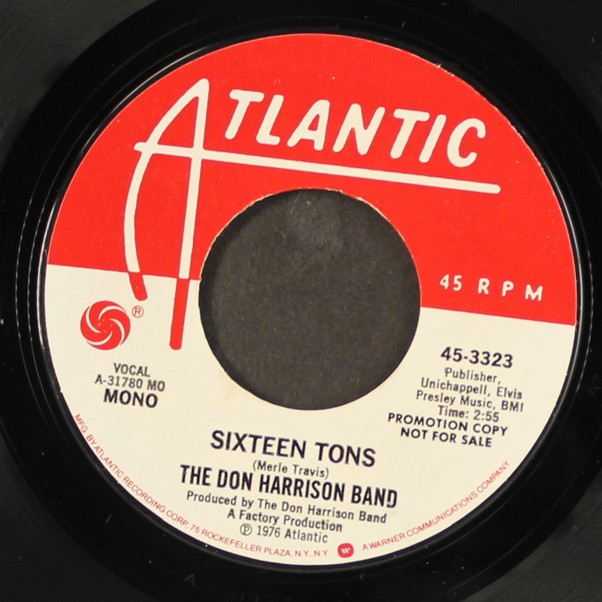 sixteen tons by DON HARRISON BAND