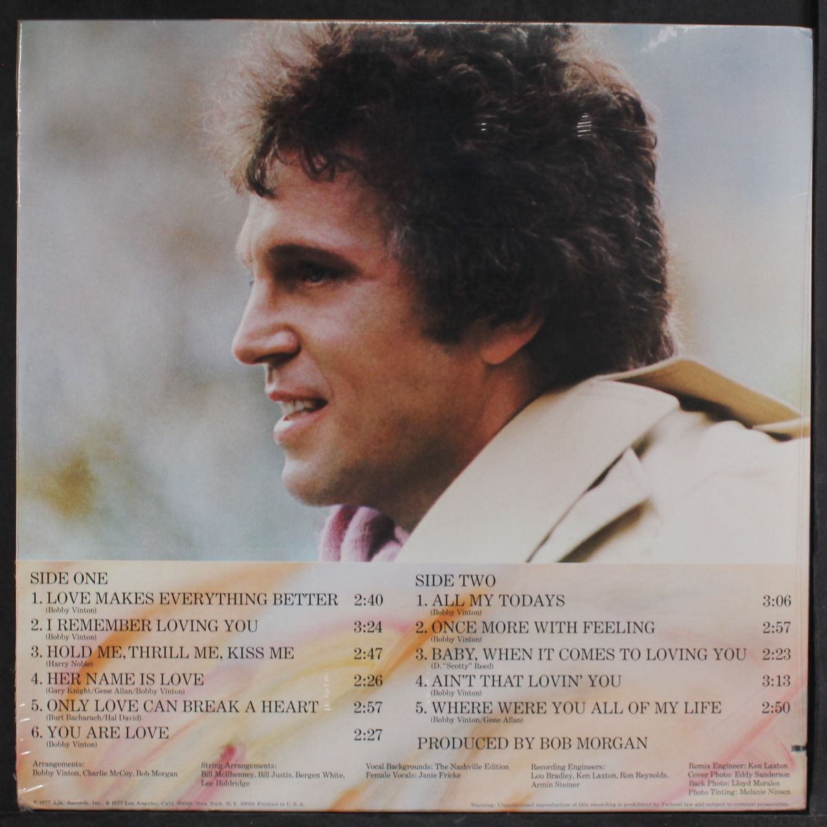 the name is love by BOBBY VINTON