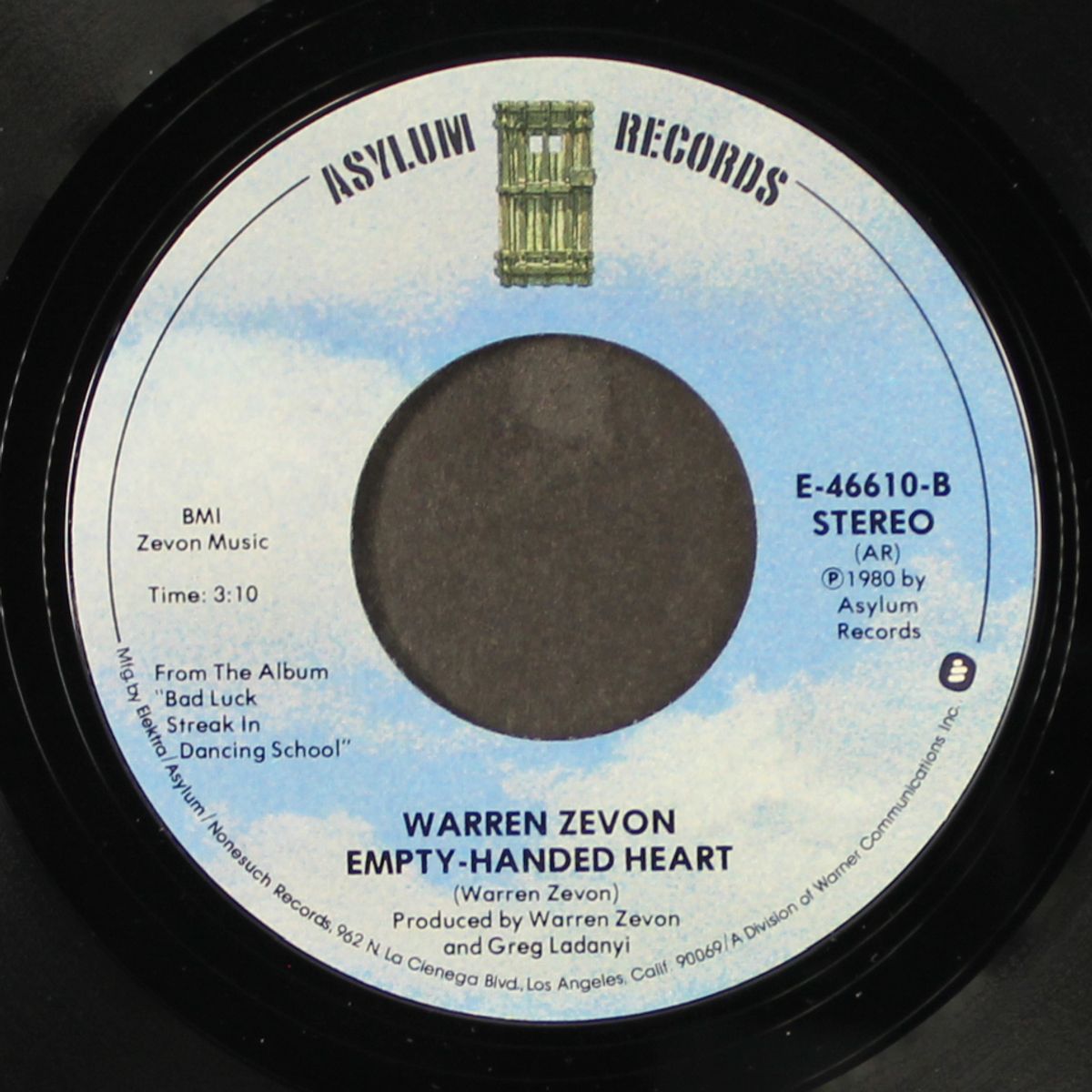 a certain girl / empty-handed heart by WARREN ZEVON