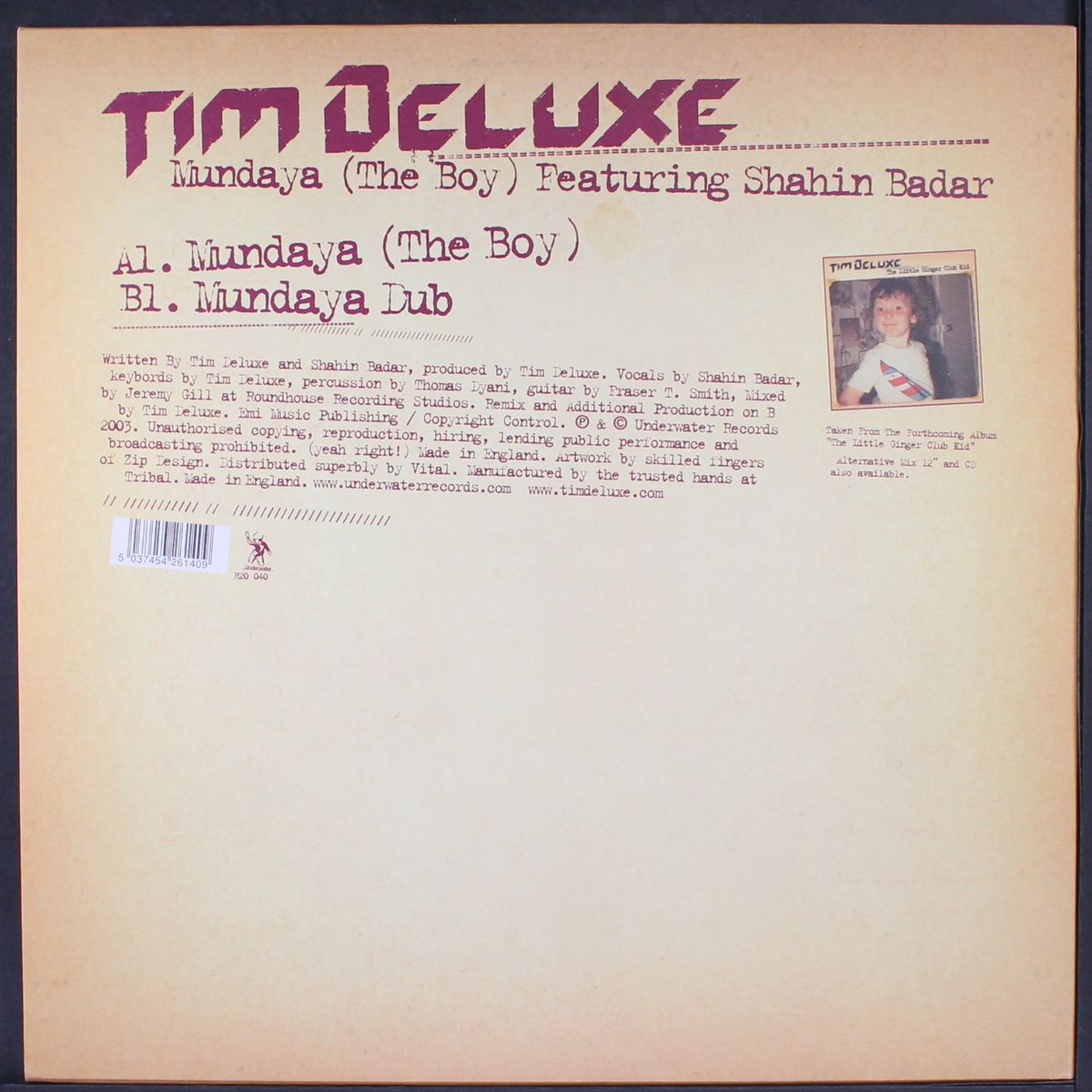 munday (the boy / dub) by TIM DELUXE