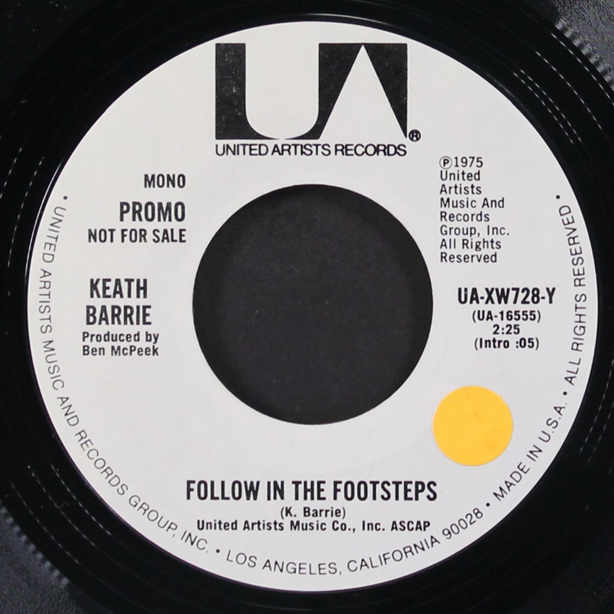 follow in the footsteps / mono by KEATH BARRIE