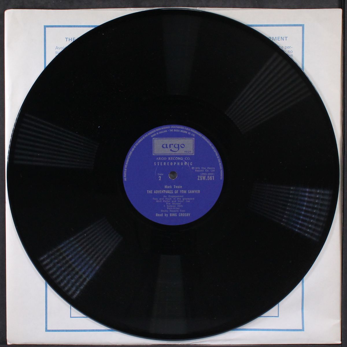 the adventures of tom sawyer by BING CROSBY