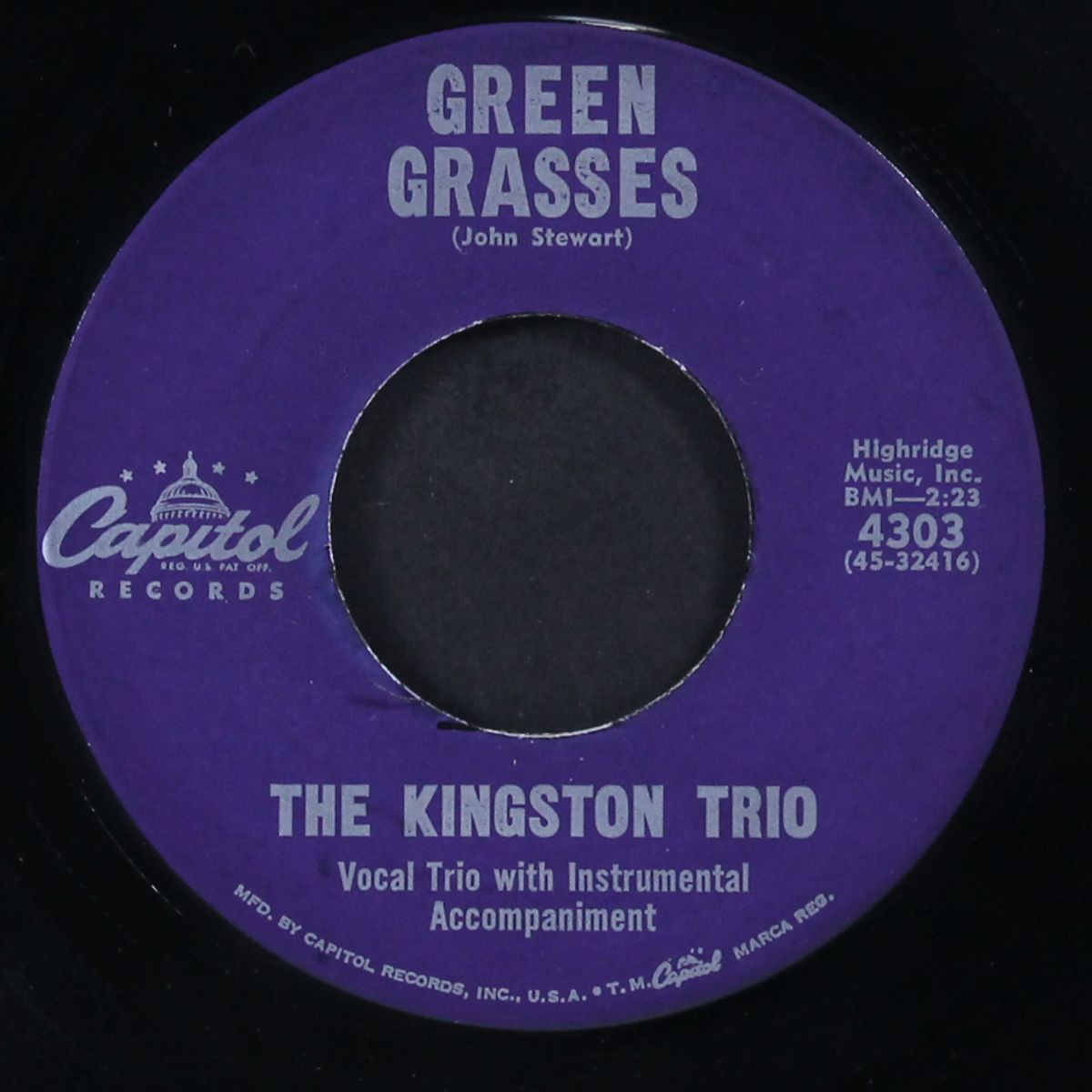 green grasses / coocoo-u by KINGSTON TRIO
