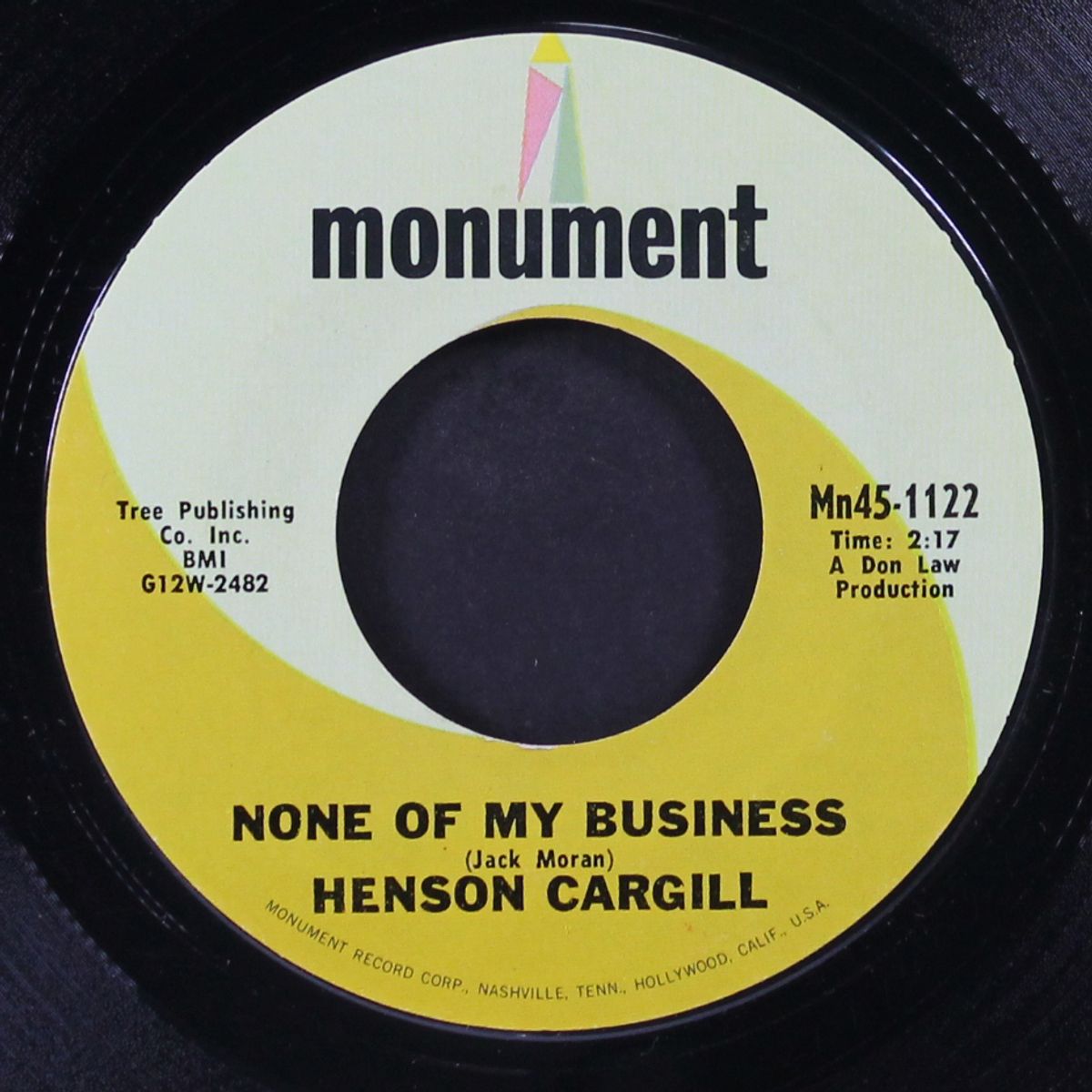 none of my business by HENSON CARGILL