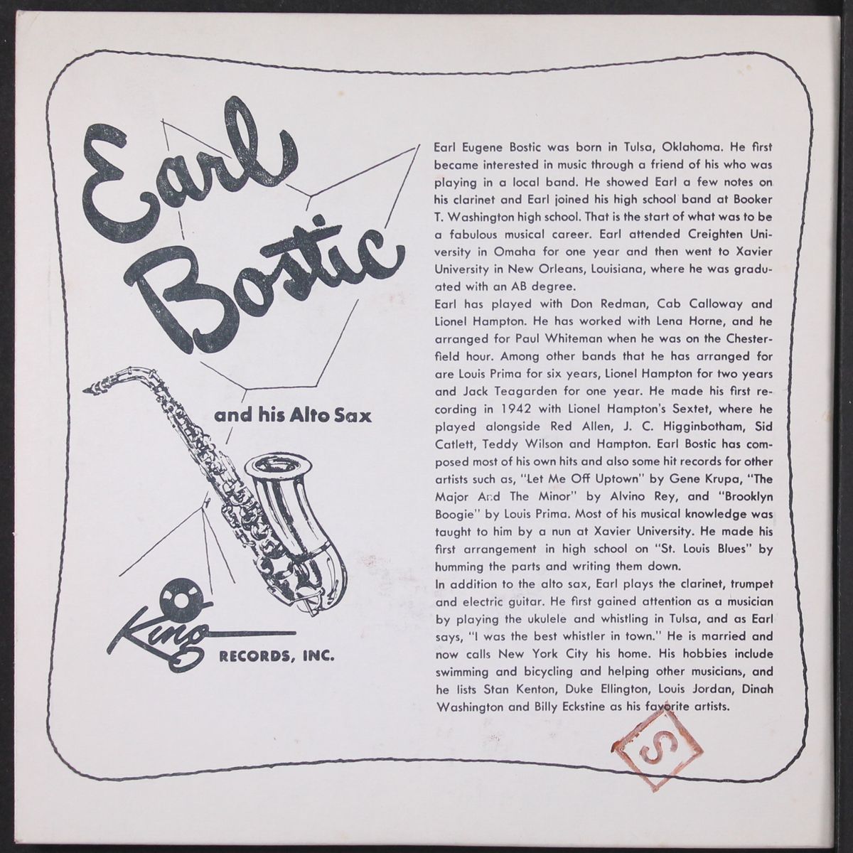 sweet tunes of the roaring 20s, vol. 3 by EARL BOSTIC