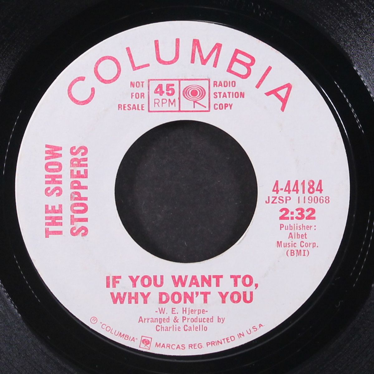 if you want to, why don't you / once more with love by SHOW STOPPERS