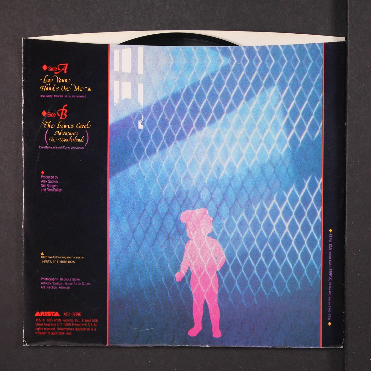 lay your hands on me / the lewis carol by THOMPSON TWINS