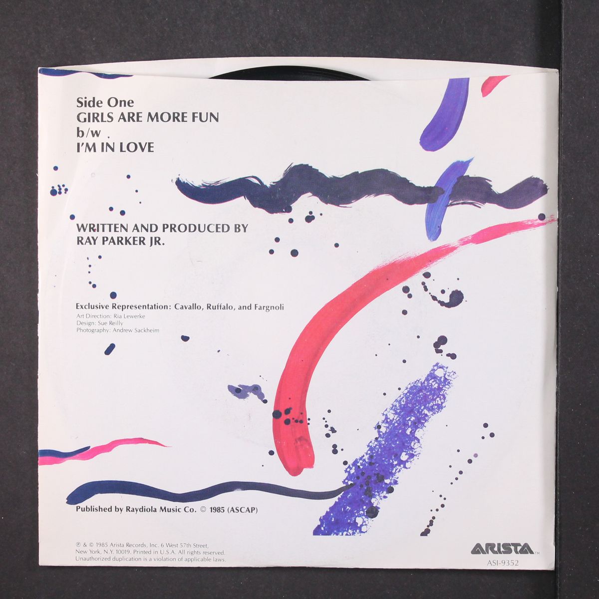 girls are more fun / i'm in love by RAY PARKER JR.