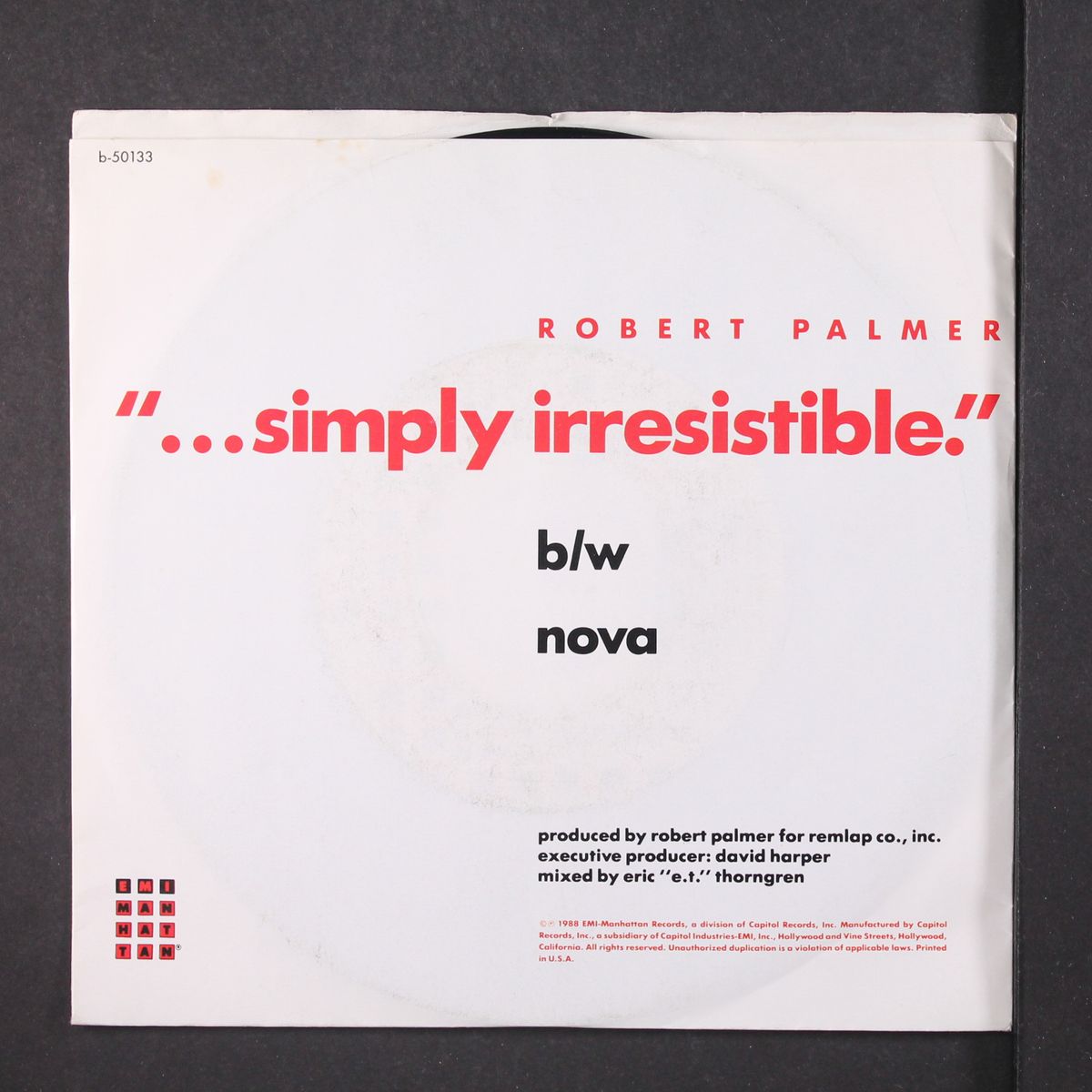 simply irresistible / nova by ROBERT PALMER