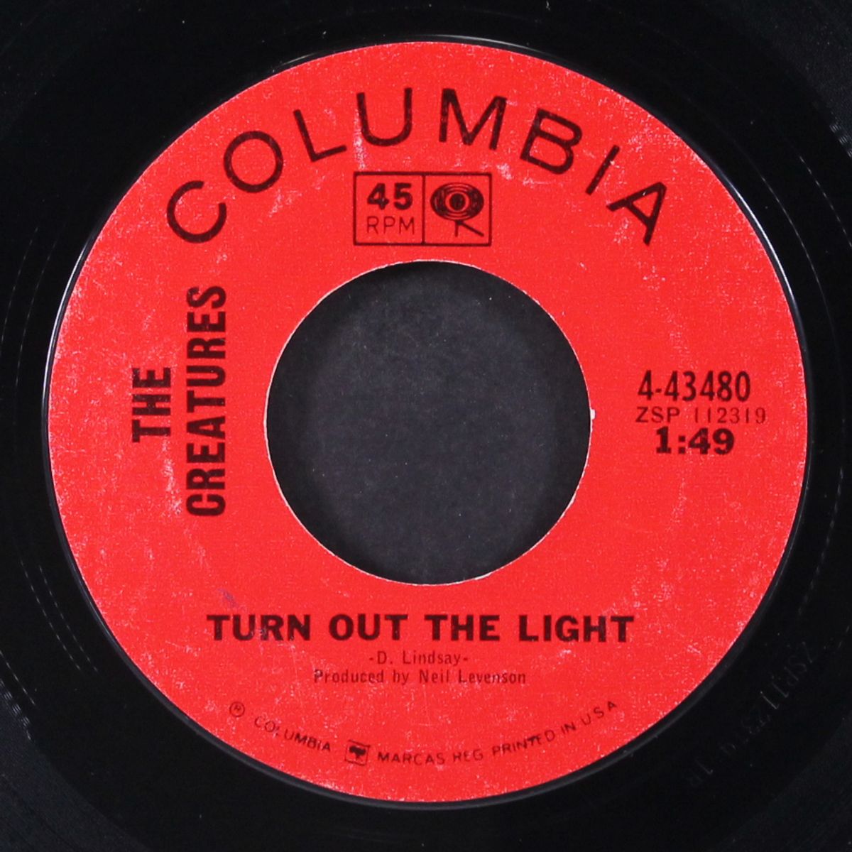 turn out the light / it must be love by CREATURES