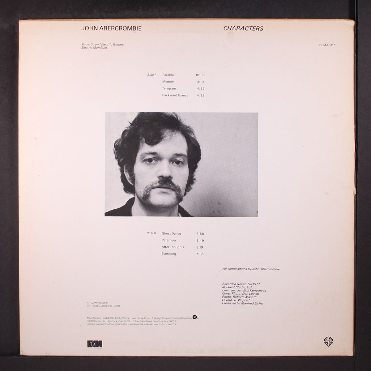 characters by JOHN ABERCROMBIE