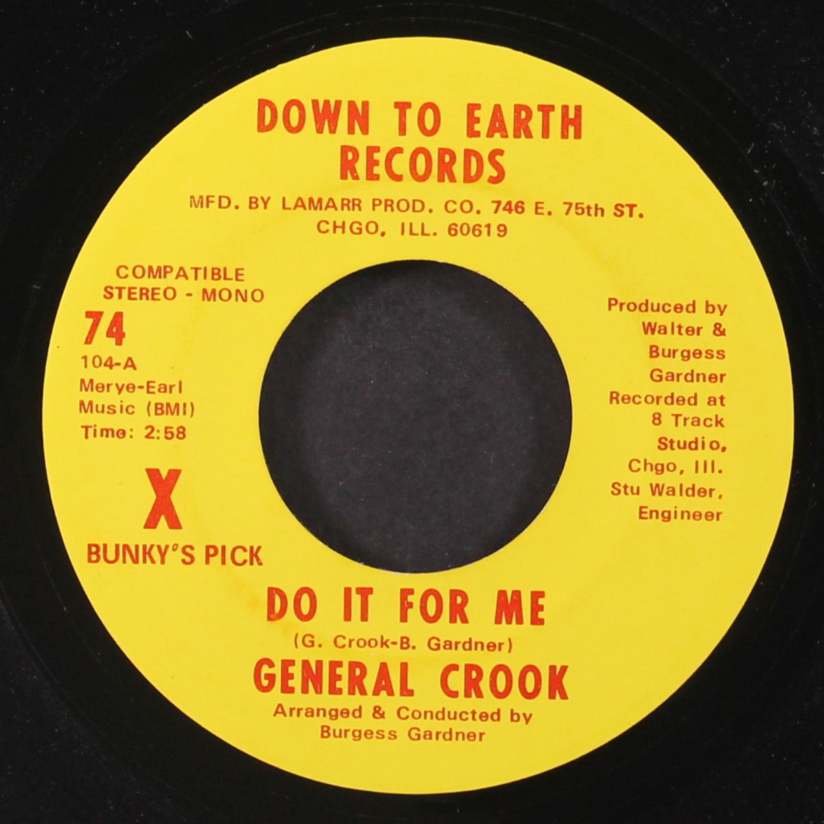 do it for me / till then by GENERAL CROOK