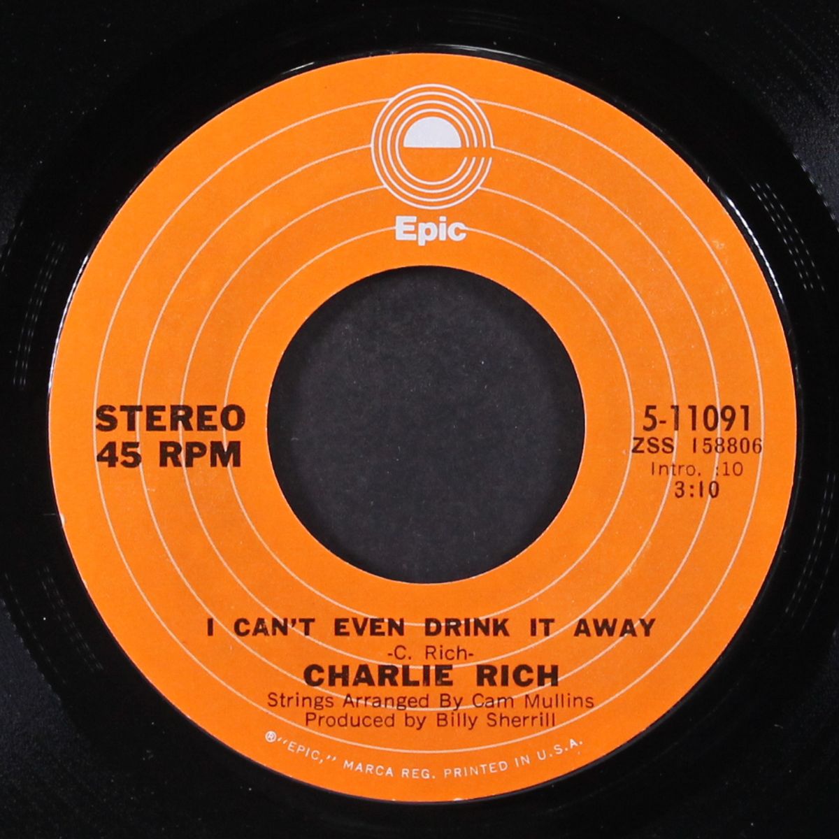 a very special love song / i can't even drink it away by CHARLIE RICH