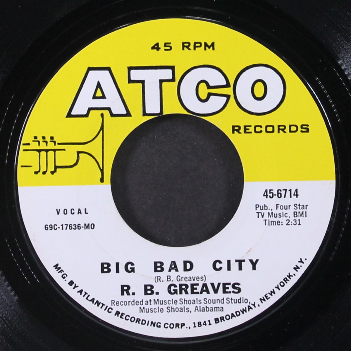 take a letter maria / big bad city by R.B. GREAVES