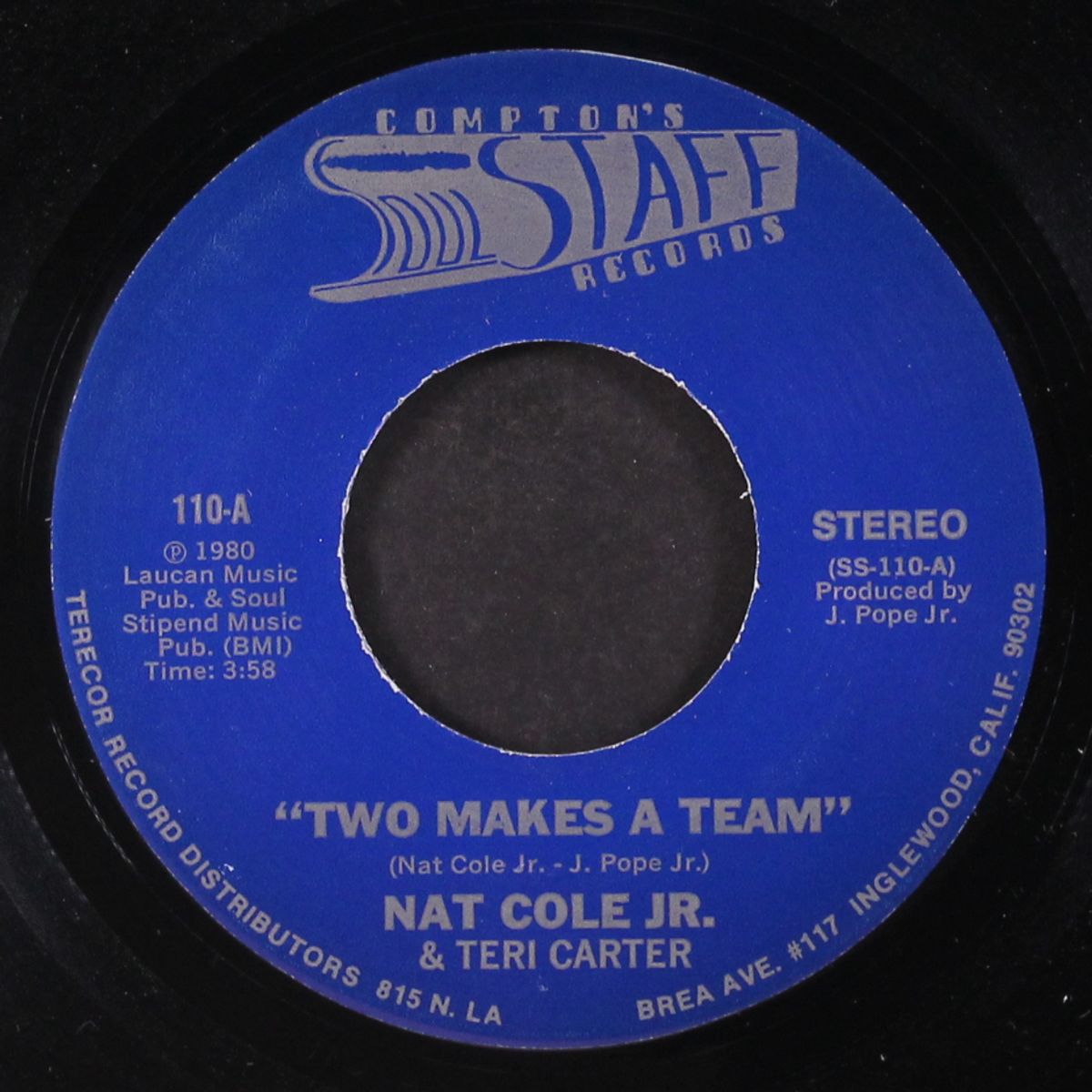 two makes a team / you by NAT COLE, JR. & TERI CARTER