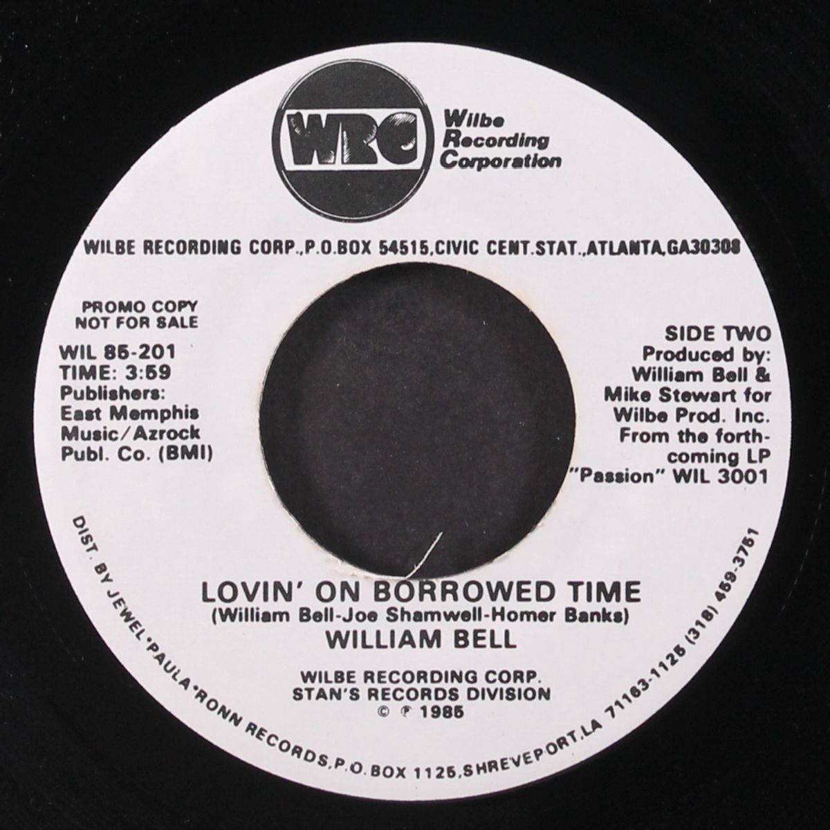 lovin' on borrowed time / same by WILLIAM BELL