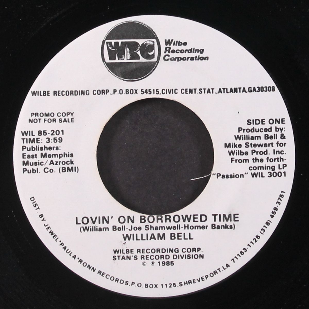 lovin' on borrowed time / same by WILLIAM BELL