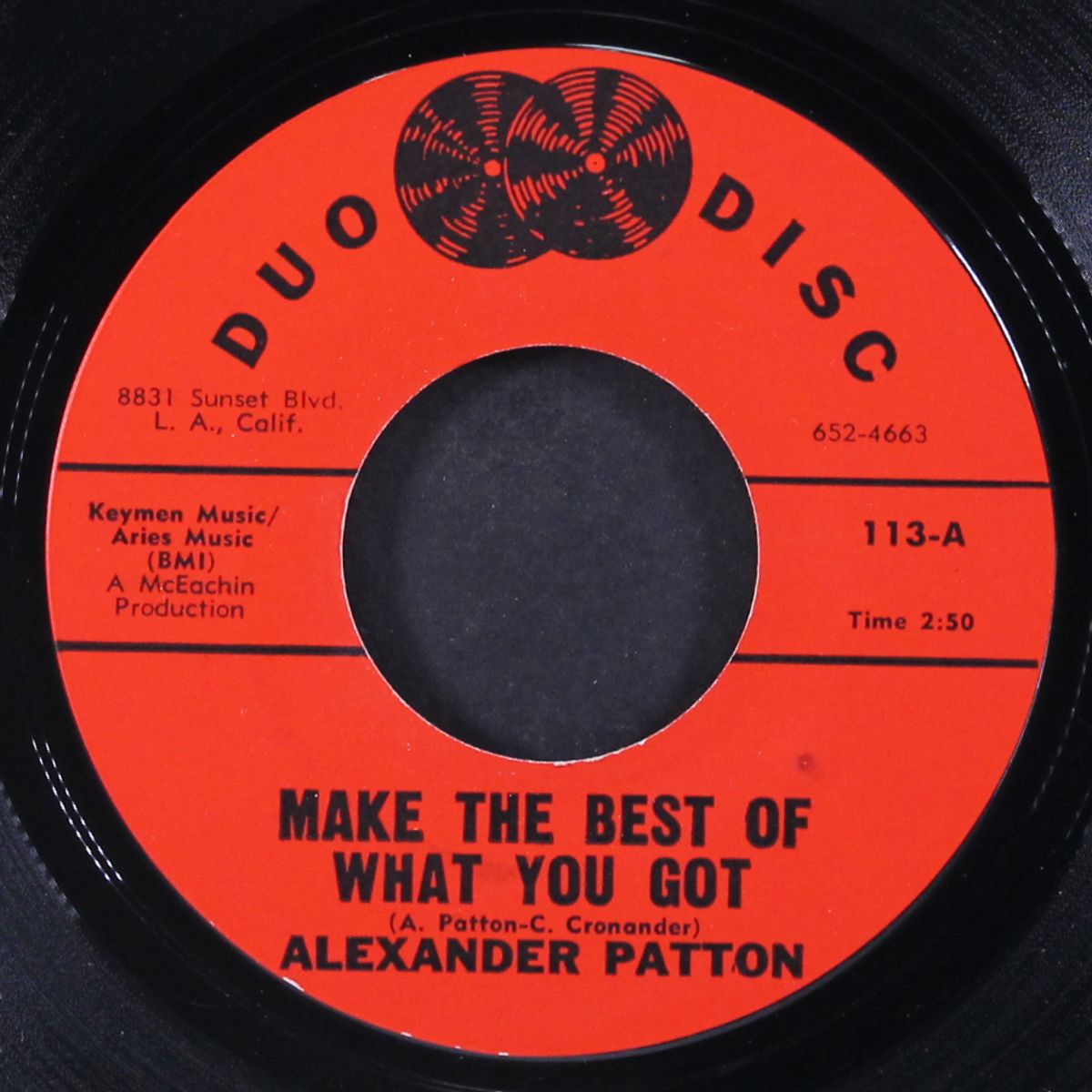 make the best of what you got by ALEXANDER PATTON