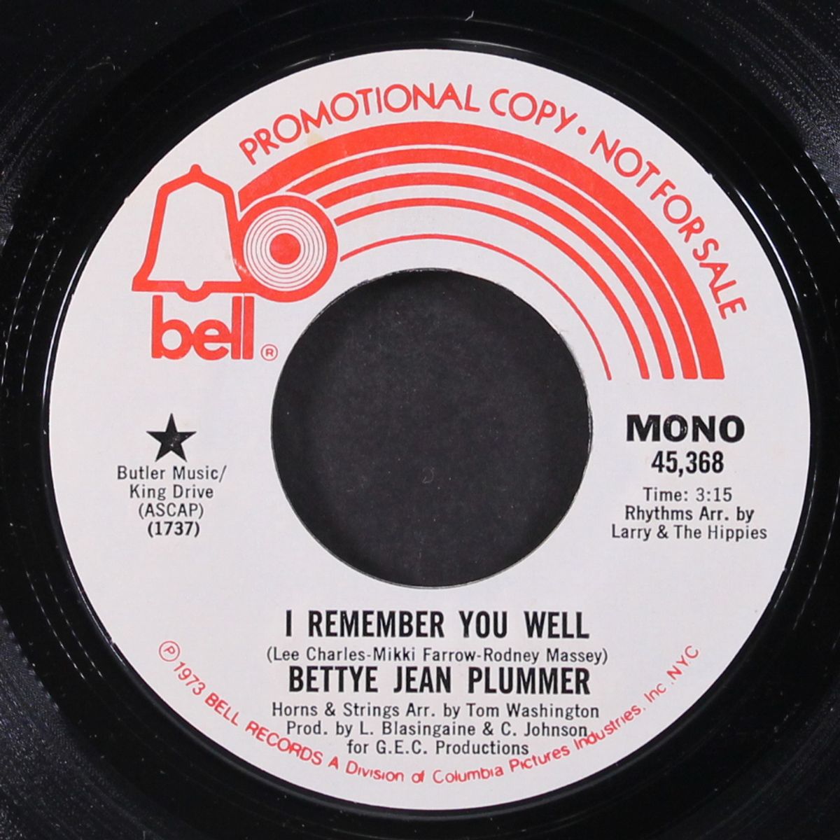 i remember you well / mono by BETTYE JEAN PLUMMER
