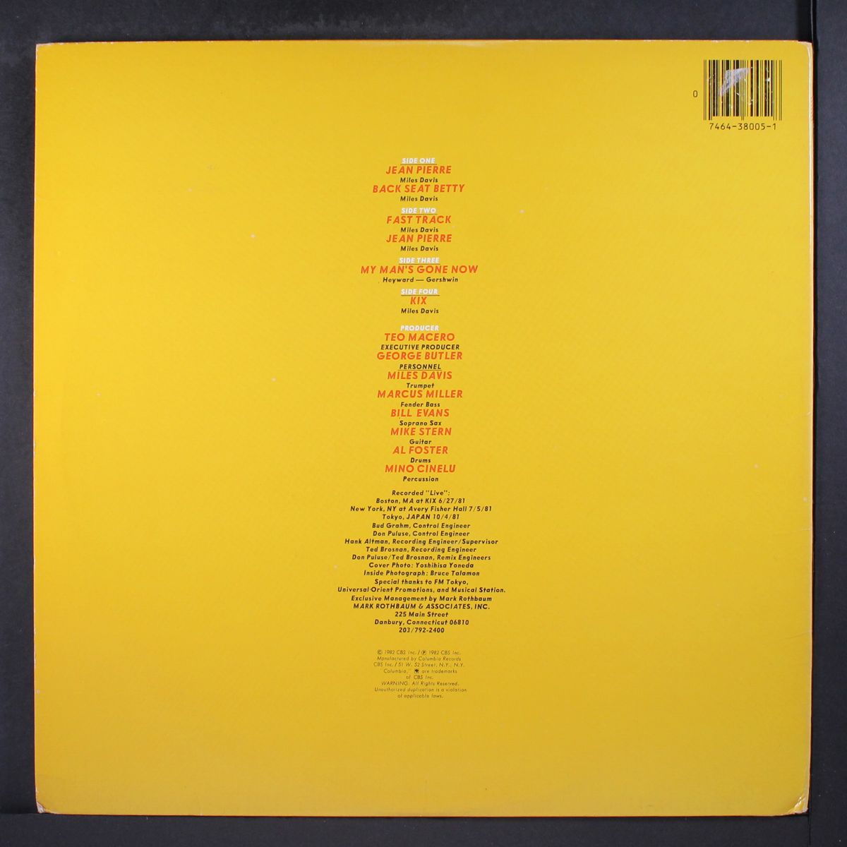 we want miles by MILES DAVIS