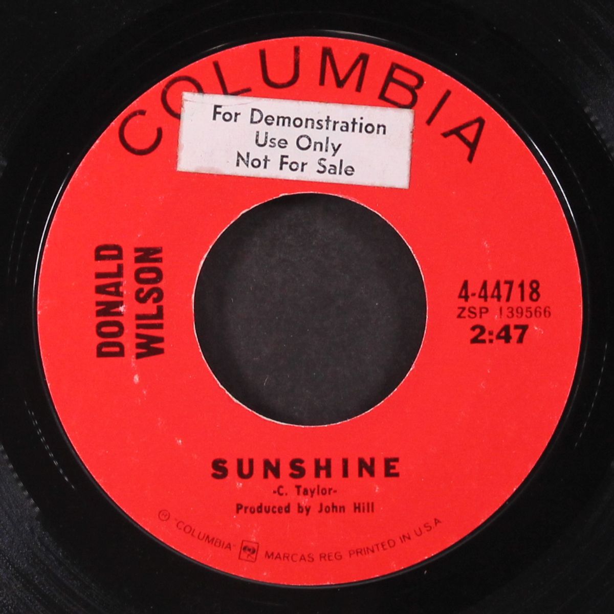 find somebody / sunshine by DONALD WILSON