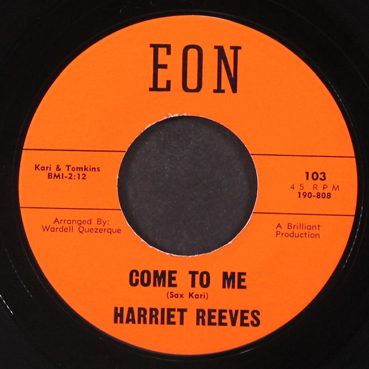 just friends / come to me by HARRIET REEVES