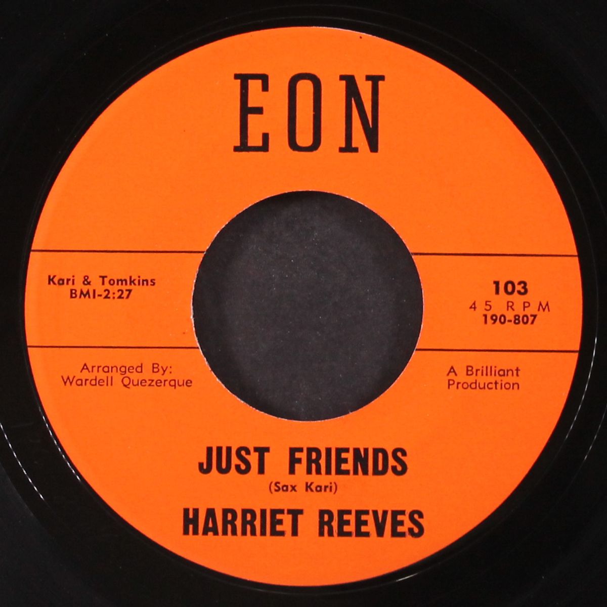just friends / come to me by HARRIET REEVES