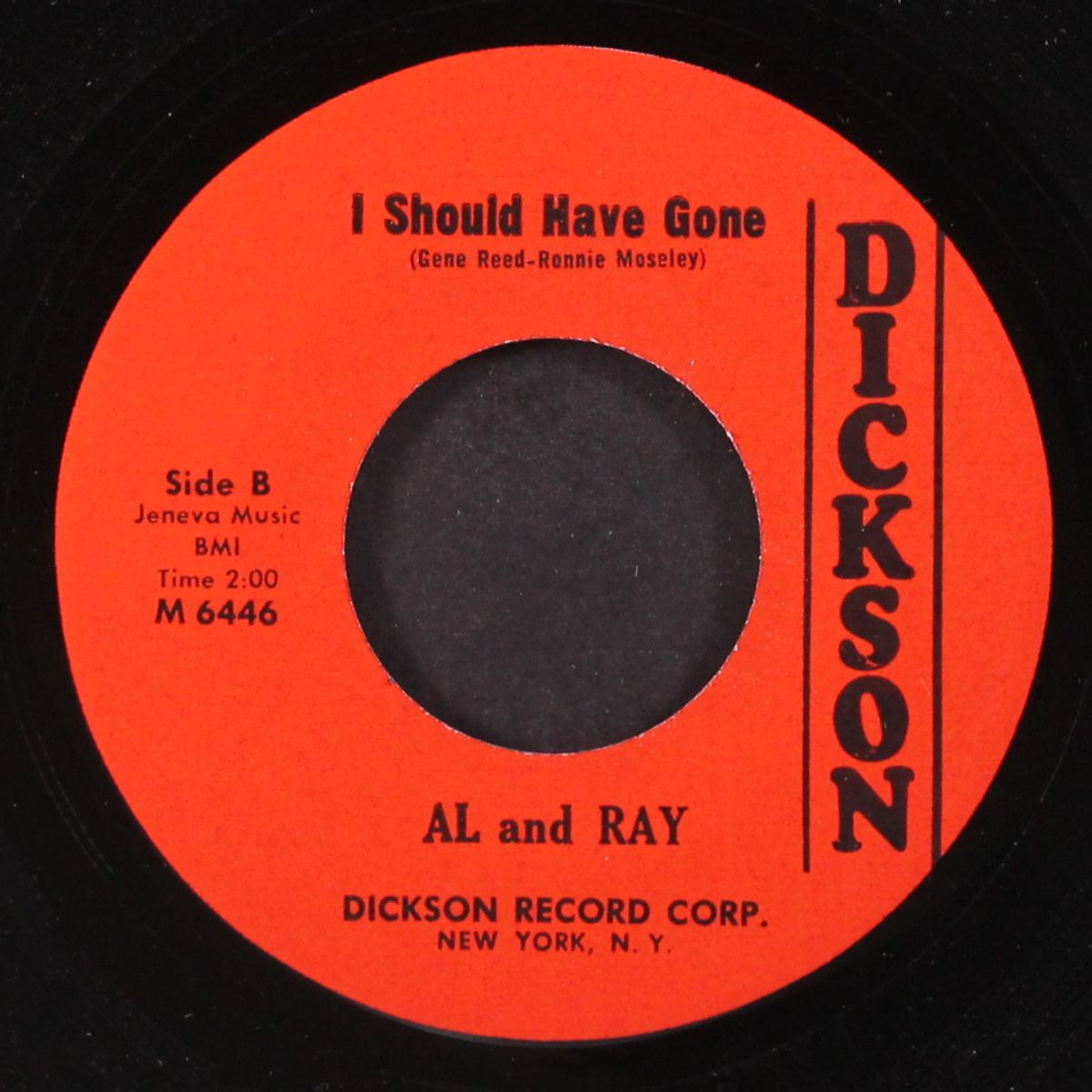 i should have gone by AL & RAY
