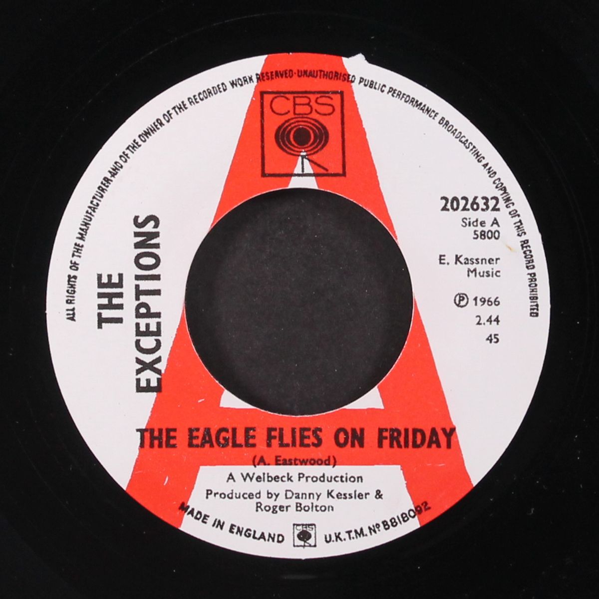 the eagle flies on friday / girl trouble by EXCEPTIONS