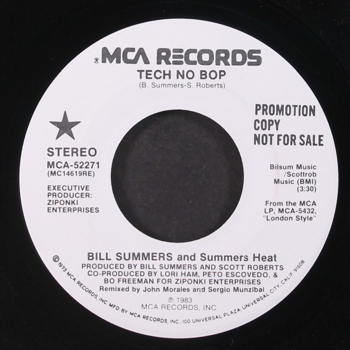 tech no bop / same by BILL SUMMERS & SUMMERS HEAT