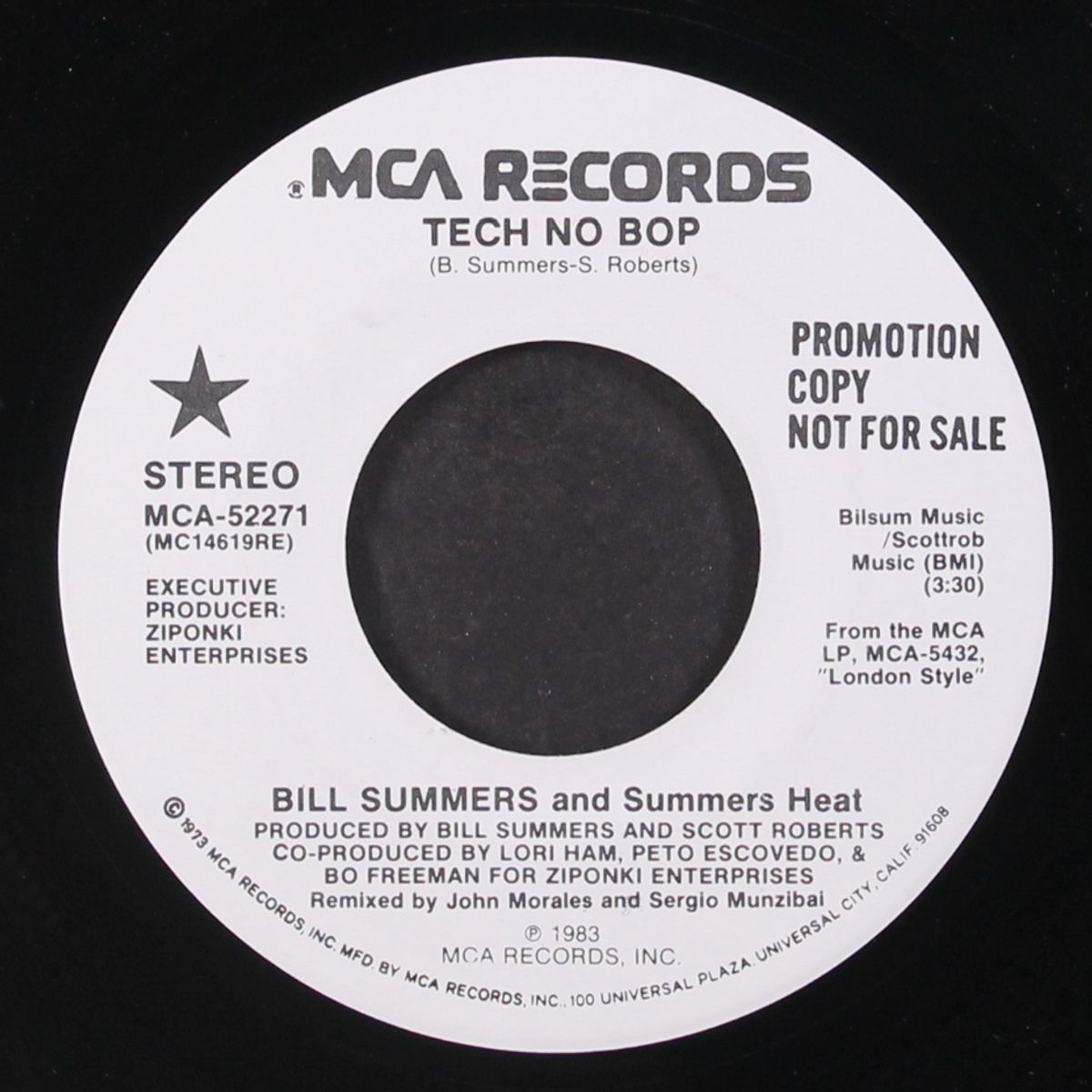 tech no bop / same by BILL SUMMERS & SUMMERS HEAT