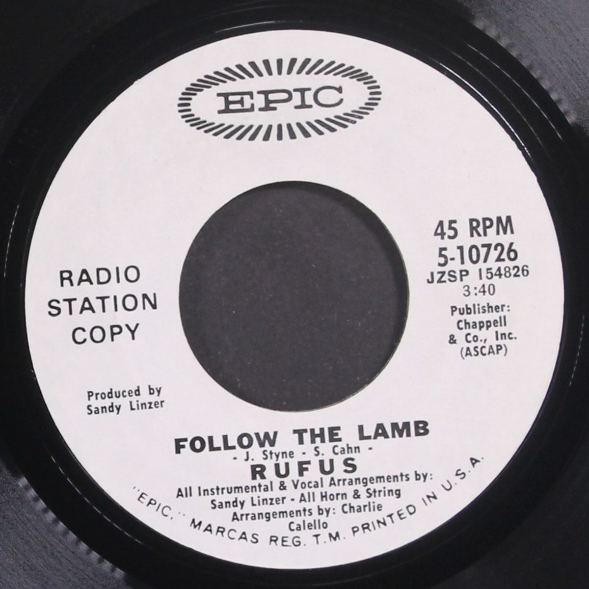 follow the lamb / fire one, fire two, fire three by RUFUS