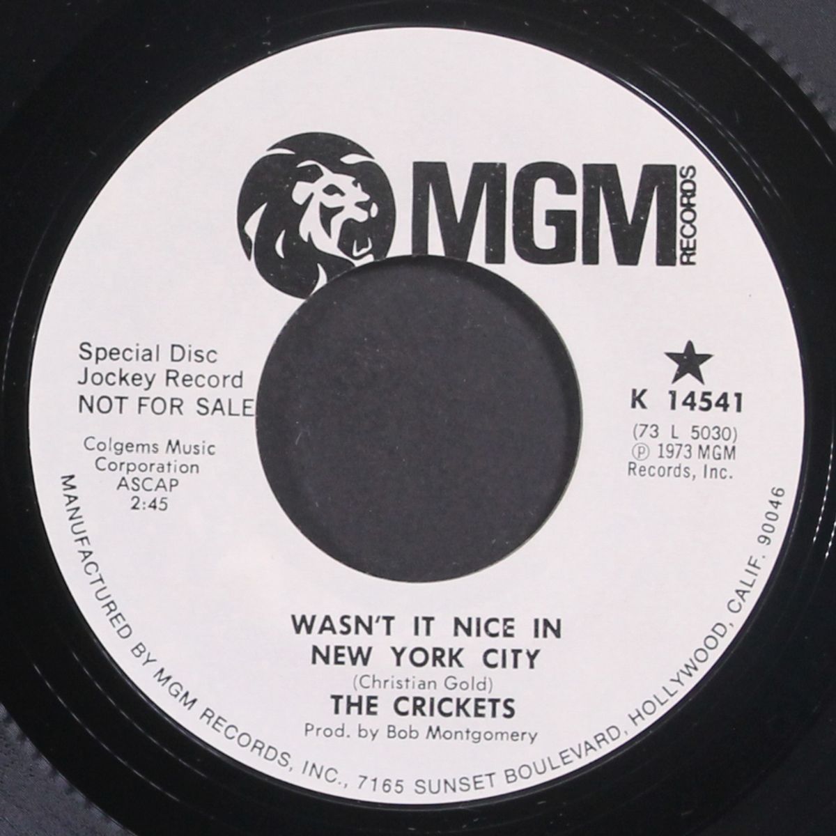 hayride / wasn't it in new york city by CRICKETS