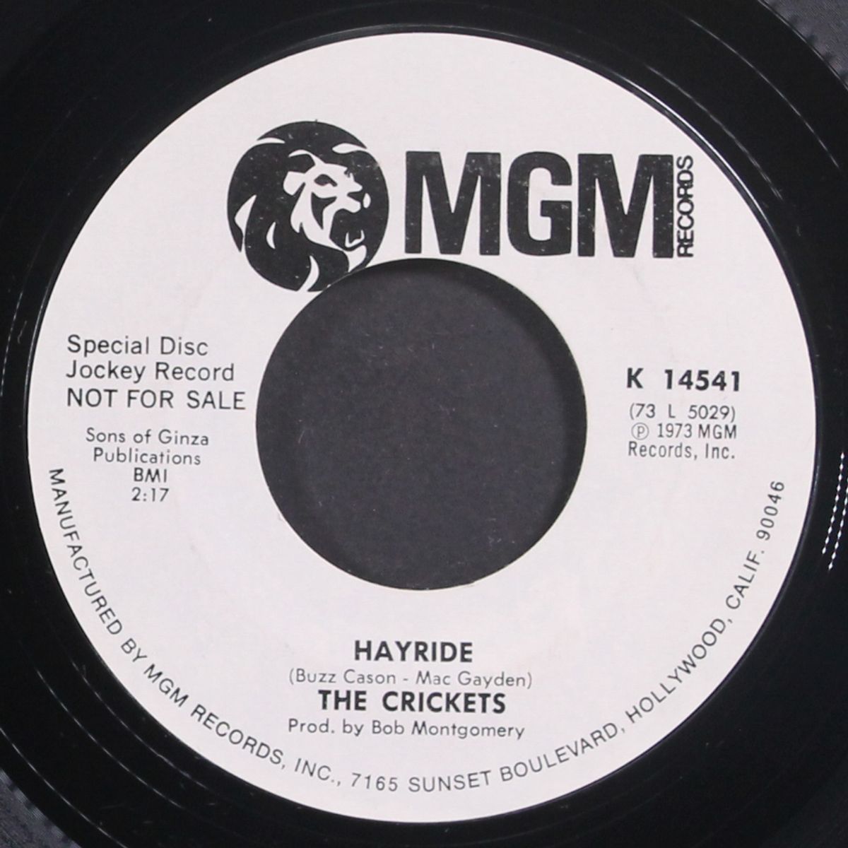 hayride / wasn't it in new york city by CRICKETS